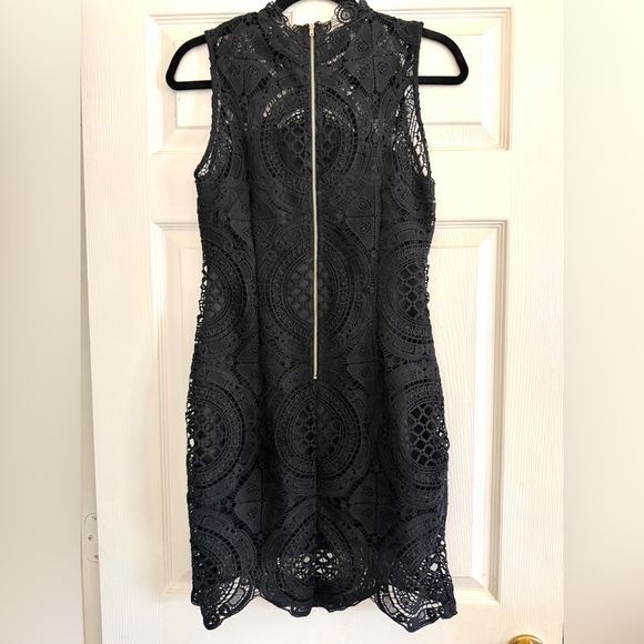 I.N. San Francisco black lace dress size 7 - Picture 3 of 3